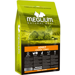Сухой корм для кошек Meglium Cat Adult Chicken & Turkey MGS0310 (10кг)