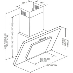 Вытяжка Akpo Nero Line Eco 50 WK-4 (белый)