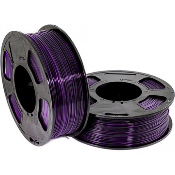 Пластиковая нить U3Print GF PETG 1,75 мм 1000 г (фиолетовый, светопропускающий)