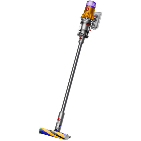 Пылесос вертикальный Dyson V12 Detect Slim Absolute 470521-01 (желтый/никель) + Red Line BS-01 16A