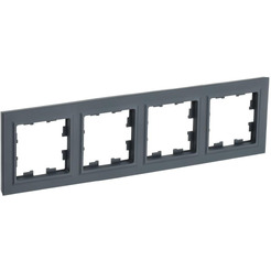 Рамка IEK Brite РУ-4-БрГ