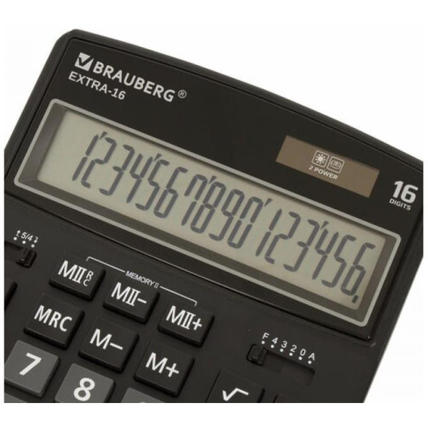 Калькулятор Brauberg Extra-16-bk (250475)