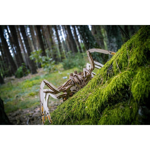 Механическая модель в виде конструктора EWA Eco-Wood-Art Паук