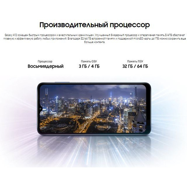 Смартфон Samsung Galaxy A12 4GB/128GB (SM-A125FZRKSER) красный