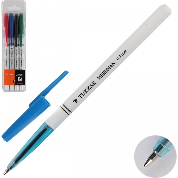 Набор шариковых ручек TUKZAR TZ 927 A- 4 (4 цв)