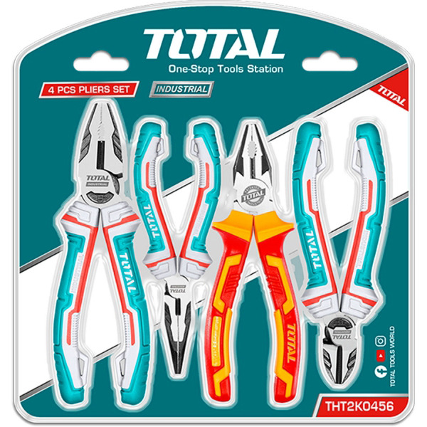 Набор пассатижей Total THT2K0456 (4 предмета)