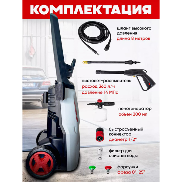 Мойка высокого давления Ресанта МР-140 (70/8/19)