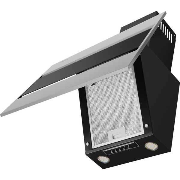 Кухонная вытяжка MAUNFELD Bridge 60 (нержавеющая сталь/черное стекло)