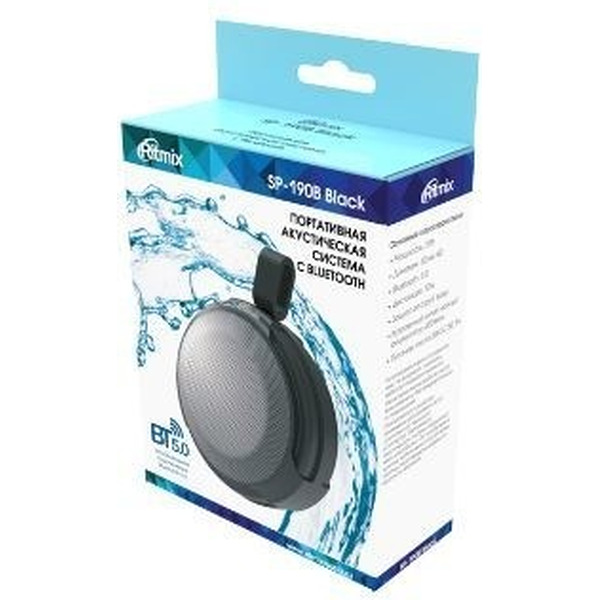 Портативная колонка Ritmix SP-190B (черный)