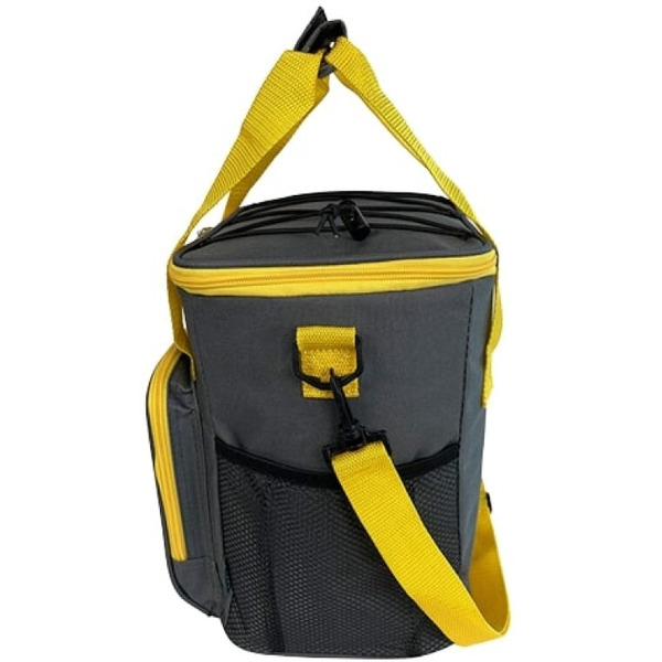 Сумка изотермическая MIRU 9047 13л (серый/желтый)
