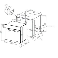 Духовой шкаф ZORG FIN611 BL