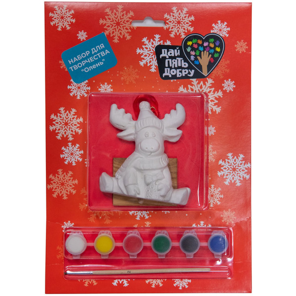 Фигурка для раскрашивания "Дай 5 Добру" Олень (НГ-003)