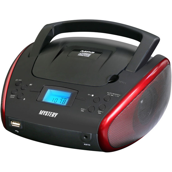 Портативная аудиосистема MYSTERY BM-6114U black/red