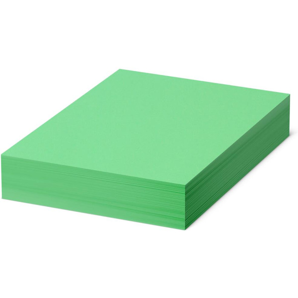 Бумага цветная BRAUBERG 115213 А4, 80 г/м2, 500 л., интенсив, зеленая