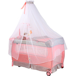 Манеж LORELLI Sleep N Dream Rocker Pink Ballet