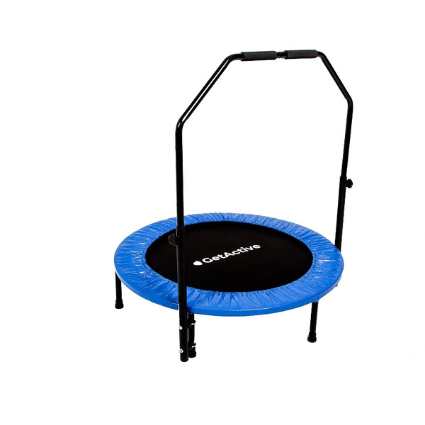 Батут GetActive Jump 40" - 101 см с ручкой (синий)