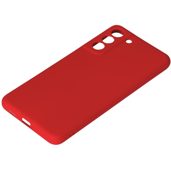 Накладка Case Matte Lux для Samsung Galaxy S21 FE (красный)