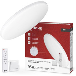 Светильник-тарелка INhome Neo Simple-95RC-WH 4690612060897