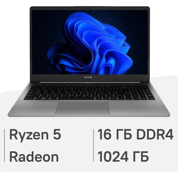 Ноутбук Tecno MegaBook K15SDA 71005000256