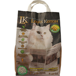 Наполнитель для туалета Louis Котон Крошка комкующийся кукурузный 6 л