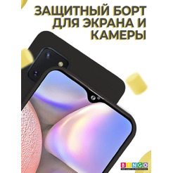 Бампер Bingo Liquid TPU для SAMSUNG Galaxy Note 10 Lite Черный