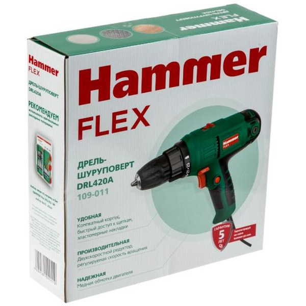 Шуруповерт Hammer Flex DRL420А (522508)