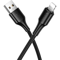 Кабель Hoco X120 USB Type-C - Lightning (1 м, черный)