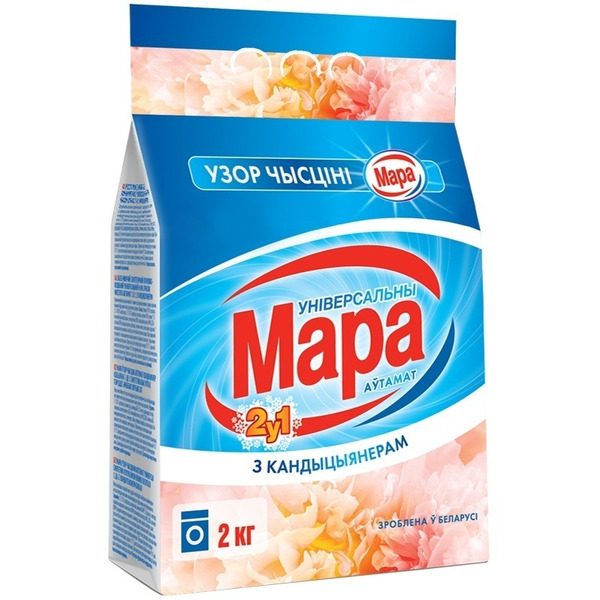 Стиральный порошок Мара Узор Чысцiнi 2 в 1 с кондиционером (2 кг)