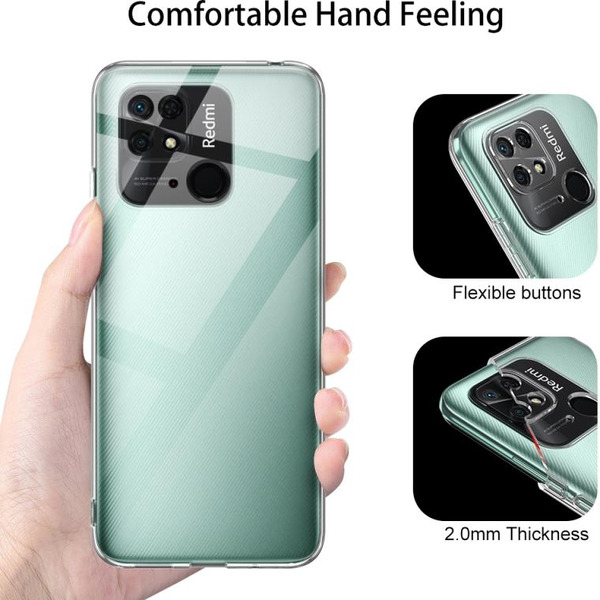 Бампер Bingo TPU 2.0mm для XIAOMI Redmi 10C Белый