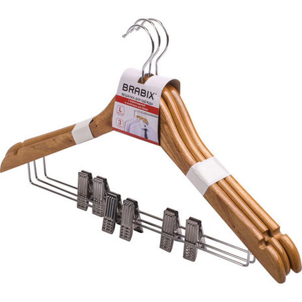 Вешалки-плечики BRABIX 601170