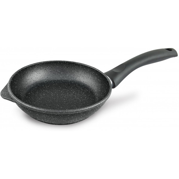 Сковорода НМП Каменная Черный гранит 18118у