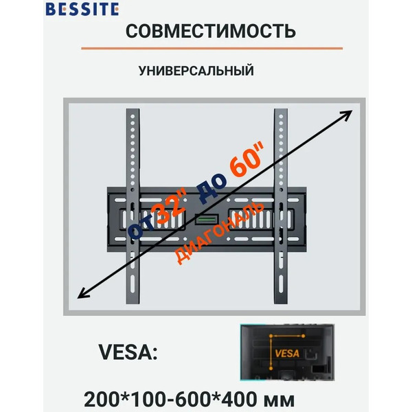 Кронштейн Bessite PTS002-1