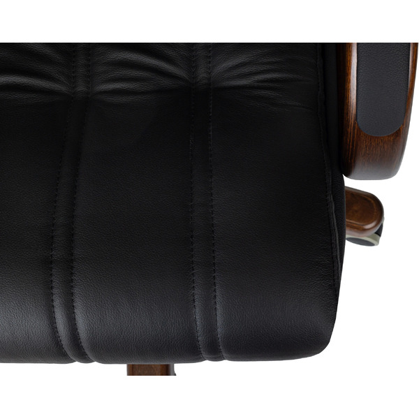 Офисное кресло Бюрократ T-9932Walnut (черный, экокожа)