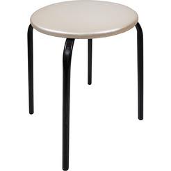 Табурет Модуль 18 смрз (жемчужный/серый)