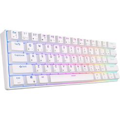 Клавиатура Royal Kludge RK61 RGB (белый, RK Red)