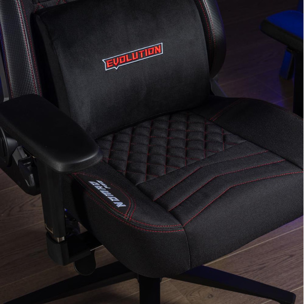 Игровое кресло Evolution Nomad PRO (черный/красный)