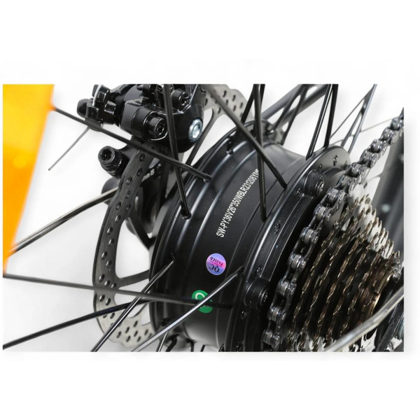 Электровелосипед SameBike VENTURE SB-VENTURE350 (чёрно-серебристый)