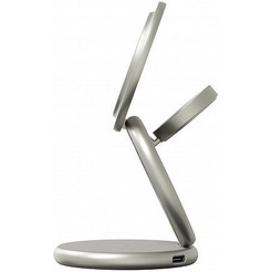 Беспроводное зарядное Magssory Signature Disc Pro для Apple 3 в 1 WCH073 (титановый)