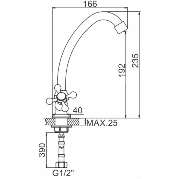 Смеситель Wisent W4965
