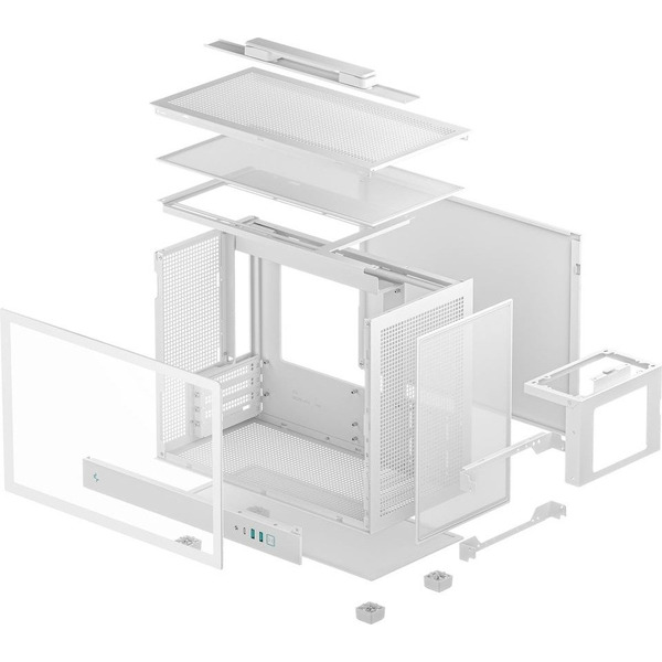 Корпус DeepCool CH160 Plus R-CH160-WHNGM0-G