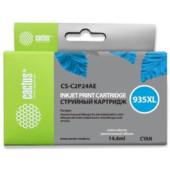 Картридж струйный Cactus CS-C2P24AE №935XL (голубой)