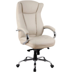 Офисное кресло King Style SHL-7-1 Hildi PU Chrome (кремовый)