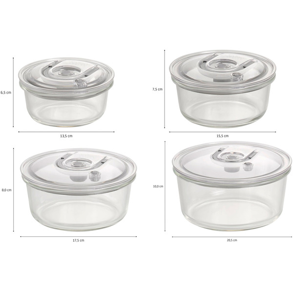 Набор вакуумных контейнеров CASO VacuBoxx R-set