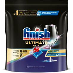Капсулы для посудомоечных машин FINISH Quantum Ultimate 60 шт. (0011181610) дойпак