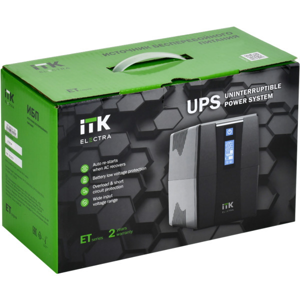 Источник бесперебойного питания ITK Electra EET-0600VA-1-001