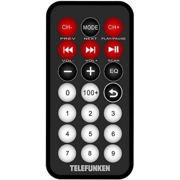 Портативная колонка TELEFUNKEN TF-PS1260B черный