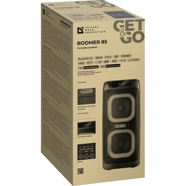 Беспроводная колонка Defender Boomer 85