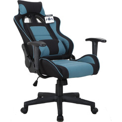 Кресло Brabix GT Racer GM-100 (черный/голубой)