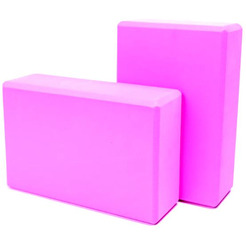 Блоки для йоги AMETIST 2 шт. розовый