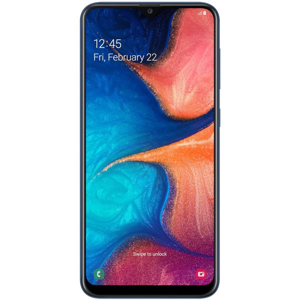 Смартфон SAMSUNG Galaxy A20 3GB/32GB (синий)